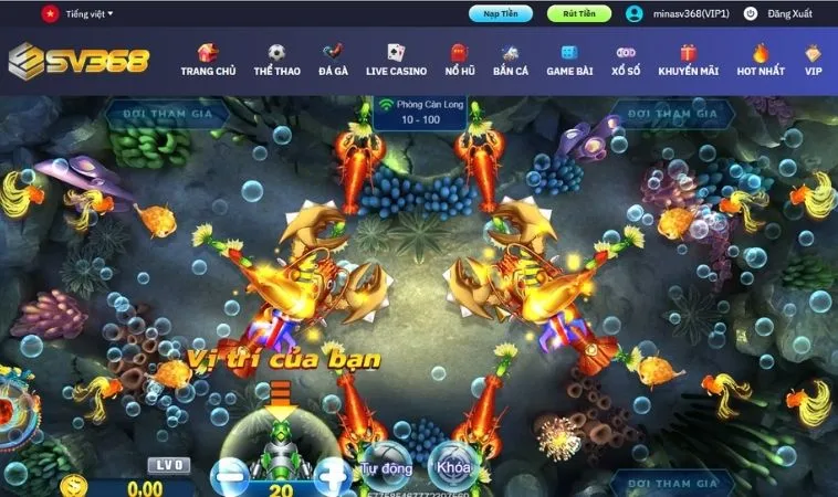 Bí Kíp Chơi Bắn Cá Royal Fishing Tại SV368 Từ Cao Thủ Săn Rồng 1 Bắn Cá Royal Fishing Tại SV368