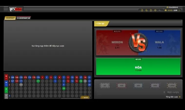 Cách Chơi Đá Gà WS168 Tại SV368 Thắng Lớn Cho Người Mới 2 Giao diện cá cược Đá Gà WS168 Tại SV368