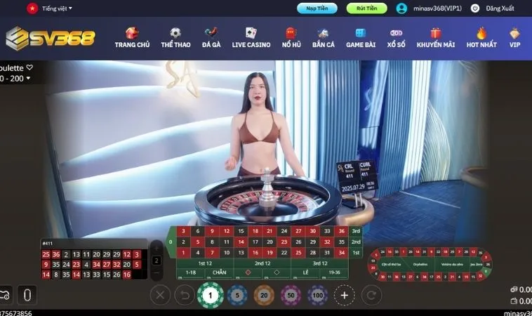 Bí Quyết Chơi Roulette SV368 Luôn Thắng Từ Chuyên Gia Hàng Đầu 1 Roulette SV368